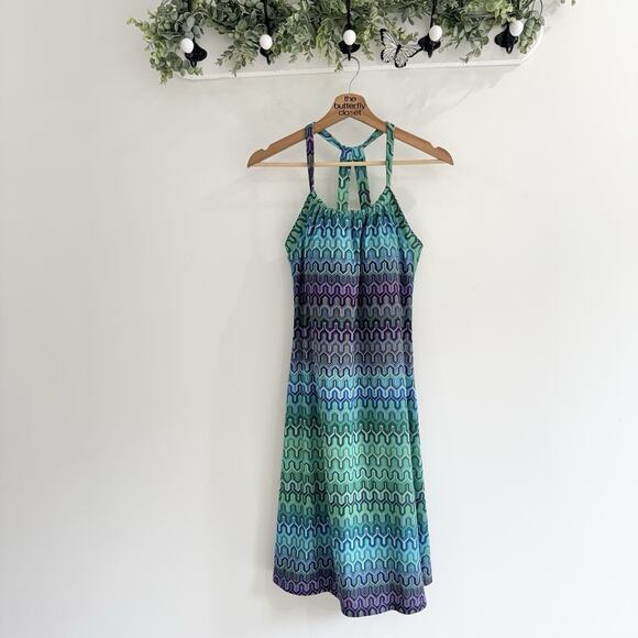 Prana Dresses & Skirts - Prana Women’s Quinn Sharply Geometric Dress With Built In Shelf Bra Medium P07